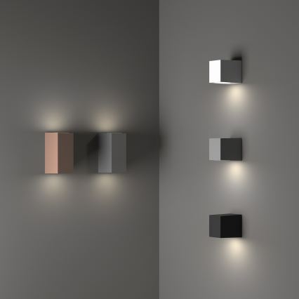 Ideal Lux - Applique murale extérieure UP 1xG9/15W/230V IP44 anthracite