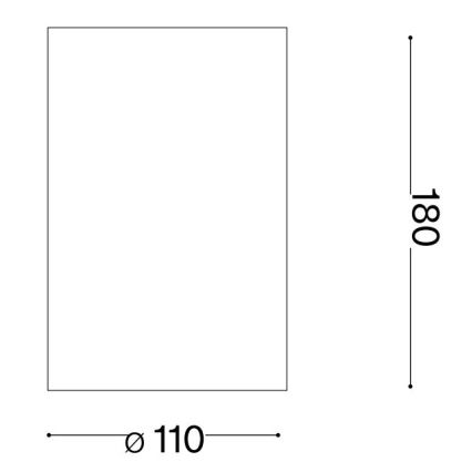 Ideal Lux - Applique murale FLASH 1xG9/40W/230V blanc