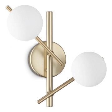 Ideal Lux - Applique murale LED ATLAS 2xG9/3W/230V dorée