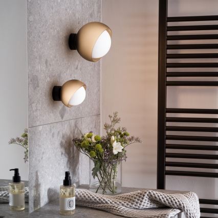 Ideal Lux - Applique murale LED BLOOM 1xG9/3W/230V dorée/beige fumé