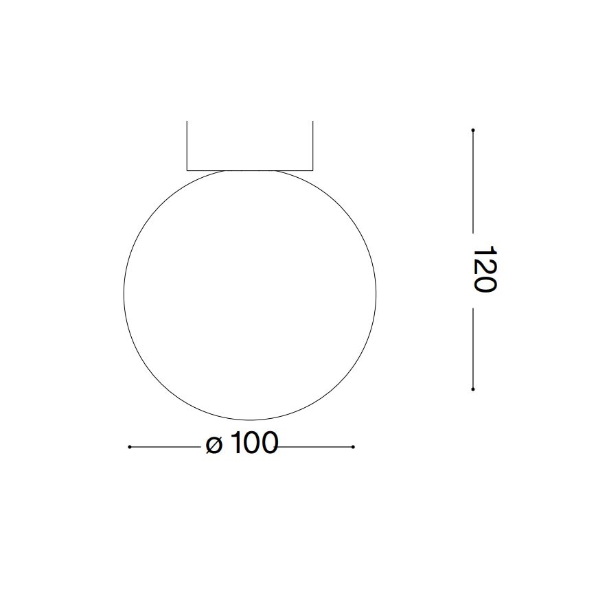 Ideal Lux - Applique murale LED CARTA 1xG9/3W/230V d. 10 cm blanc