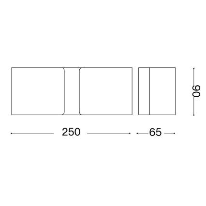 Ideal Lux - Applique murale LED CLIP 2xG9/3W/230V marron