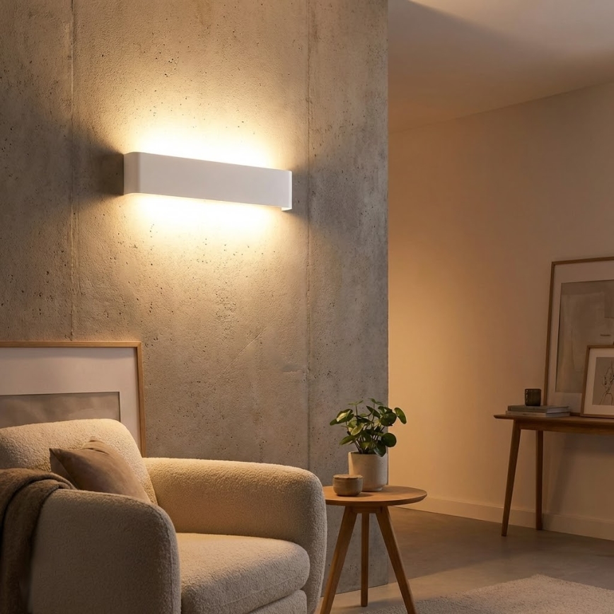 Ideal Lux - Applique murale LED DELTA LED/37W/230V 3000K 110 cm IRC 90 blanc