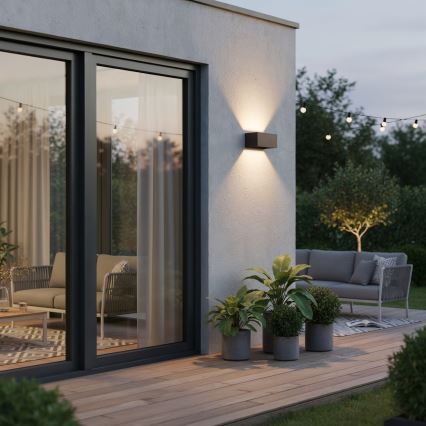 Ideal Lux - Applique murale LED d'extérieur ATOM LED/25W/230V IRC 90 IP54 marron