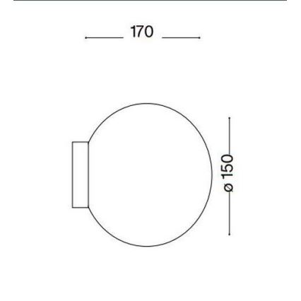 Ideal Lux - Applique murale LED MAPA 1xG9/15W/230V