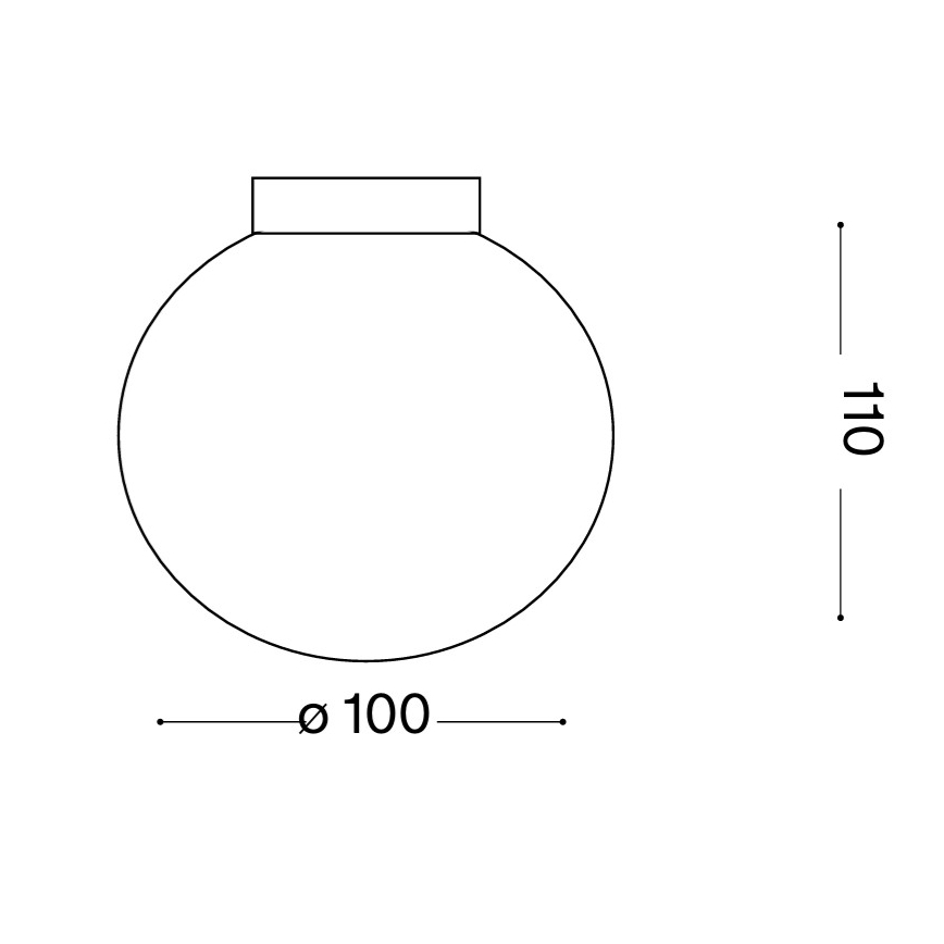 Ideal Lux - Applique murale LED MAPA 1xG9/3W/230V Ø 10 cm blanche