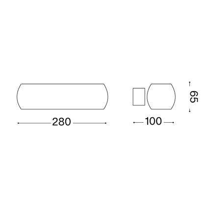 Ideal Lux - Applique murale LED MORIS 2xG9/3W/230V blanche
