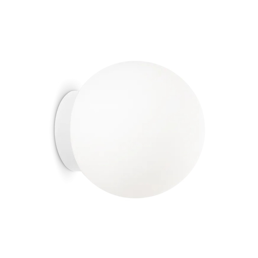 Ideal Lux - Applique murale MAPA 1xE27/42W/230V Ø 20 cm blanche