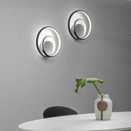 Ideal Lux - Applique murale OZ LED/26W/230V CRI 90 noir