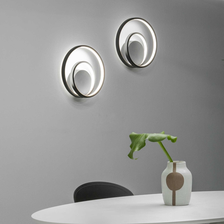Ideal Lux - Applique murale OZ LED/26W/230V CRI 90 noir