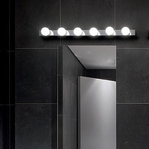 Ideal Lux - Applique murale PRIVE 6xE14/40W/230V chrome brillant