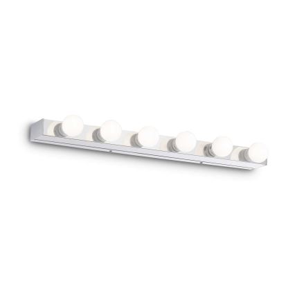 Ideal Lux - Applique murale PRIVE 6xE14/40W/230V chrome brillant
