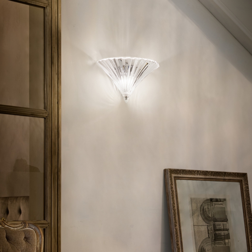 Ideal Lux - Applique murale SANTA 1xE14/40W/230V transparente