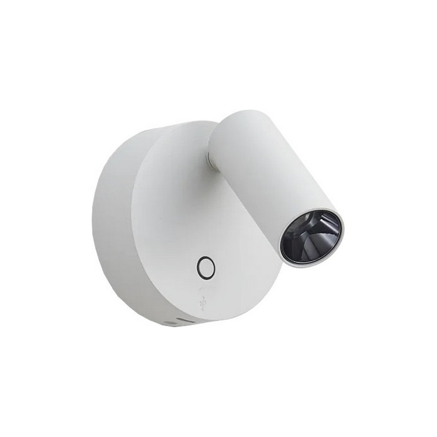 Ideal Lux - Spot mural LED à commande tactile dimmable ELF LED/3W/230V CRI 95 blanc