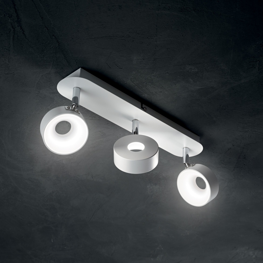 Ideal Lux - Applique murale spot LED OBY 3xLED/6W/230V IRC 90 blanche