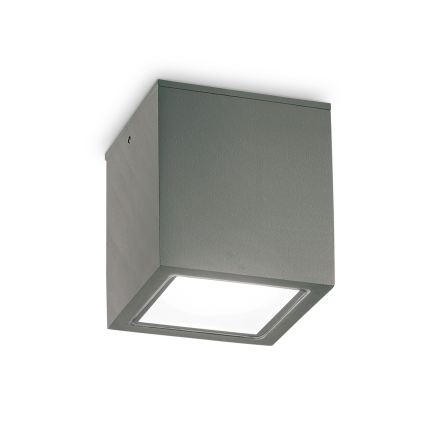 Ideal Lux - Buitenspot TECHO 1xGU10/20W/230V 15x15 cm IP54 antraciet