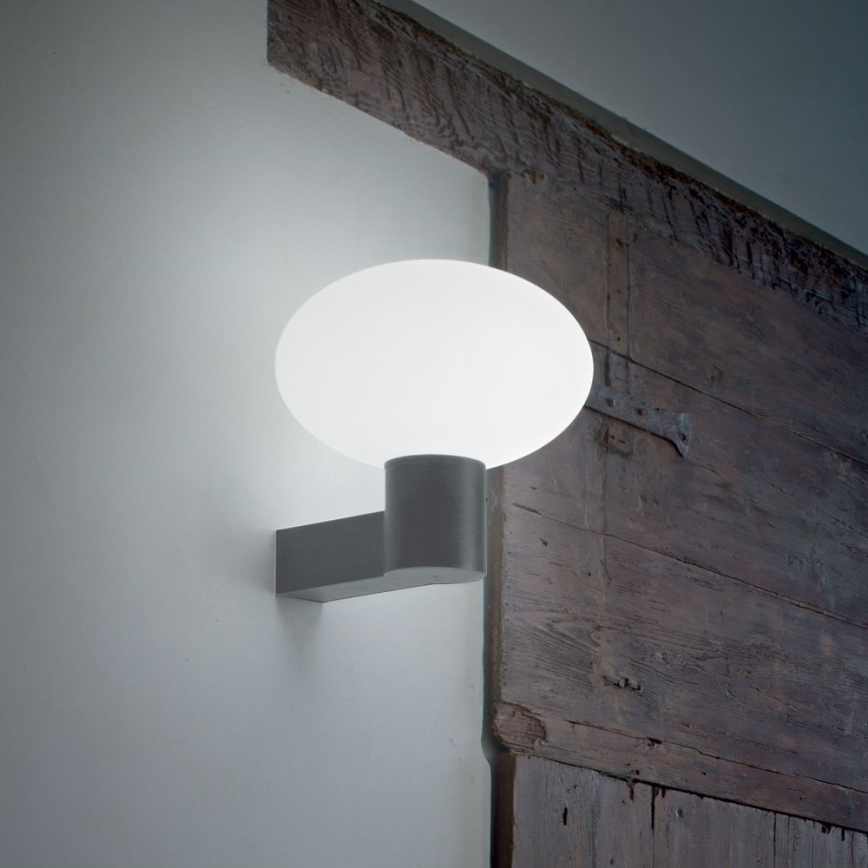 Ideal Lux - Buiten wandlamp CLIO 1xE27/42W/230V IP44 antraciet