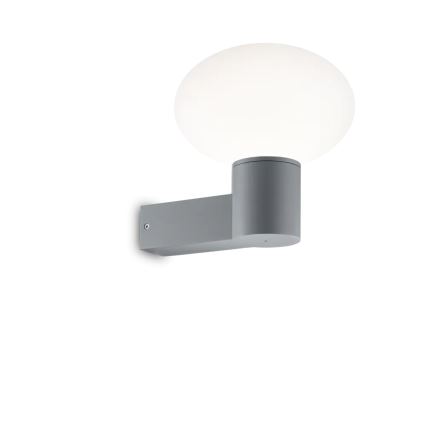 Ideal Lux - Buiten wandlamp CLIO 1xE27/42W/230V IP44 grijs