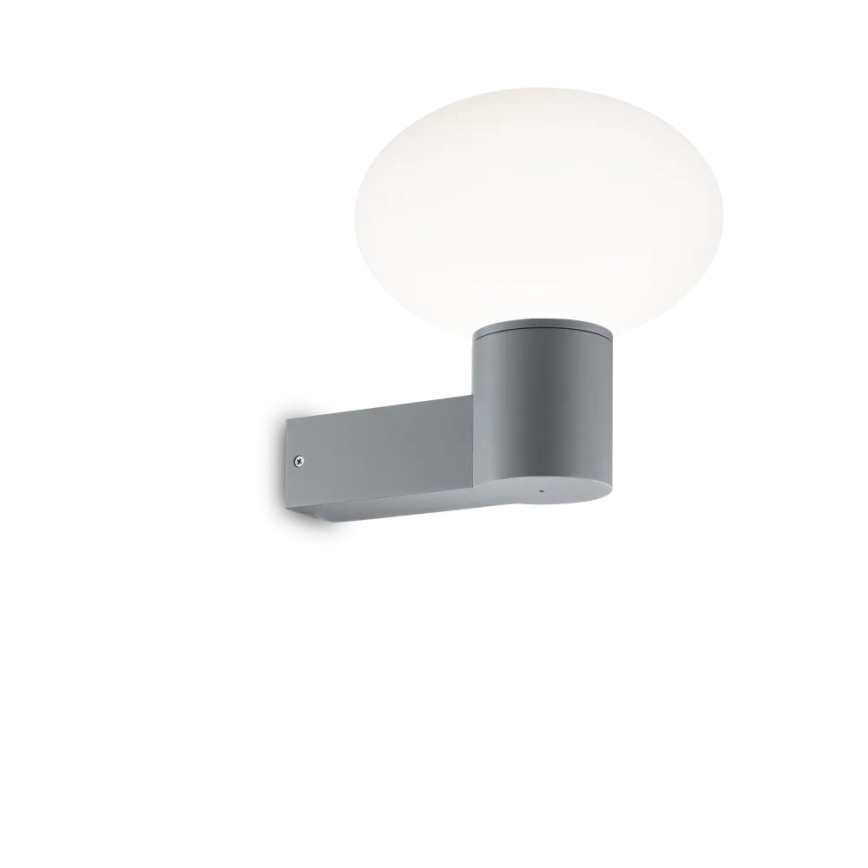 Ideal Lux - Buiten wandlamp CLIO 1xE27/42W/230V IP44 grijs