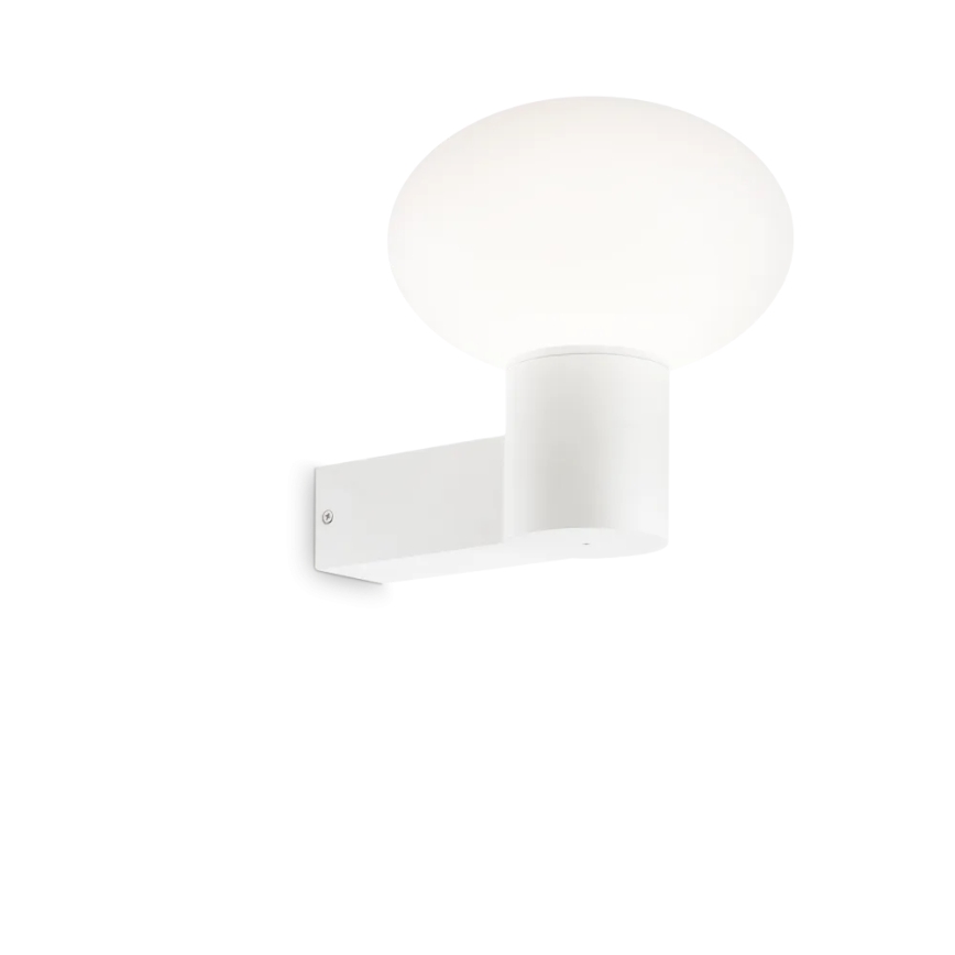 Ideal Lux - Buiten wandlamp CLIO 1xE27/42W/230V IP44 wit