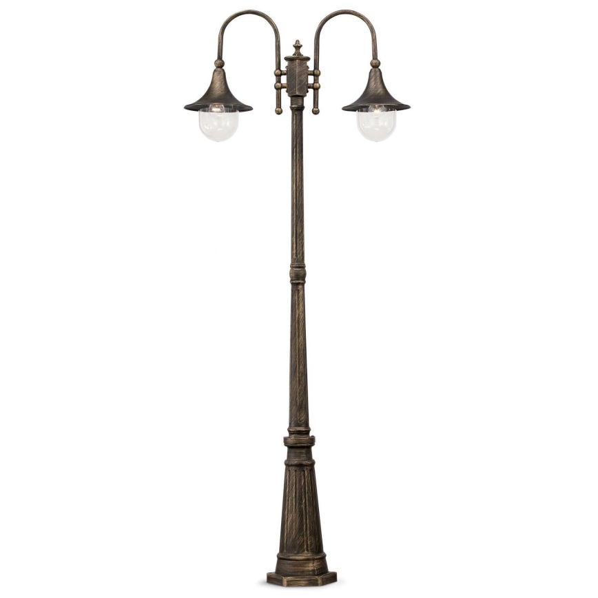 Ideal Lux - Buitenlamp CIMA 2xE27/52W/230V 216 cm IP43 patina