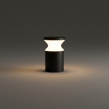 Ideal Lux - Buitenlamp TORRE 1xE27/15W/230V 22 cm IP65 zwart