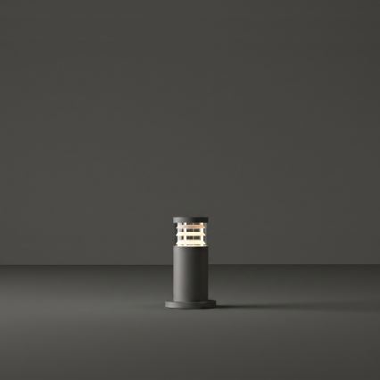 Ideal Lux - Buitenlamp TRONCO 1xE27/42W/230V 25 cm IP65 antraciet