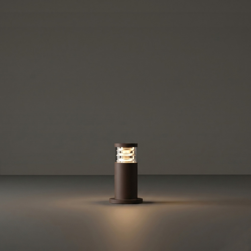 Ideal Lux - Buitenlamp TRONCO 1xE27/42W/230V 25 cm IP65 bruin