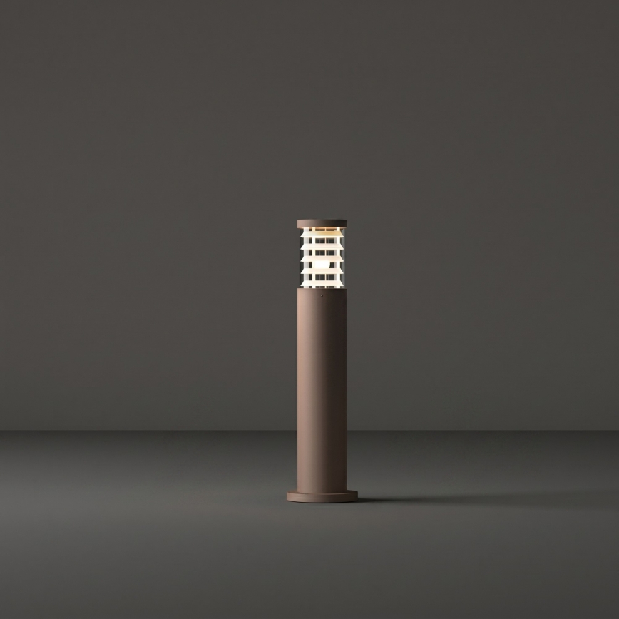 Ideal Lux - Buitenlamp TRONCO 1xE27/42W/230V 60 cm IP65 bruin