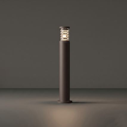 Ideal Lux - Buitenlamp TRONCO 1xE27/42W/230V 80 cm IP65 bruin