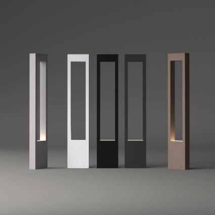 Ideal Lux - Buitenlamp VEGA 1xG9/15W/230V 80 cm IP44 bruin