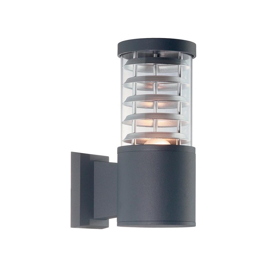 Ideal Lux - Buitenmuurlamp TRONCO 1xE27/42W/230V IP44 antraciet