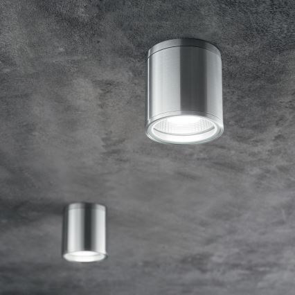 Ideal Lux - Buitenspot GUN 1xGU10/28W/230V Ø 11 cm IP55 grijs