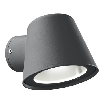 Ideal Lux - Buitenwandlamp GAS 1xGU10/28W/230V IP43 antraciet