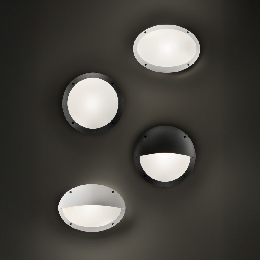 Ideal Lux - Buitenwandlamp POLAR 1xE27/23W/230V IP66 wit