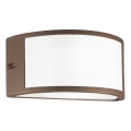 Ideal Lux - Buitenwandlamp REX 1xE27/60W/230V IP44 bruin