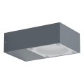 Ideal Lux - Buitenwandlamp SIRIO 1xGX53/9W/230V IP65 antraciet