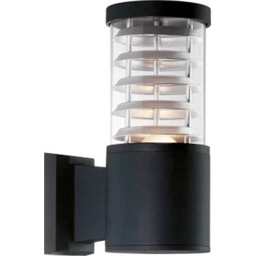 Ideal Lux - Buitenwandlamp TRONCO 1xE27/42W/230V IP44 zwart
