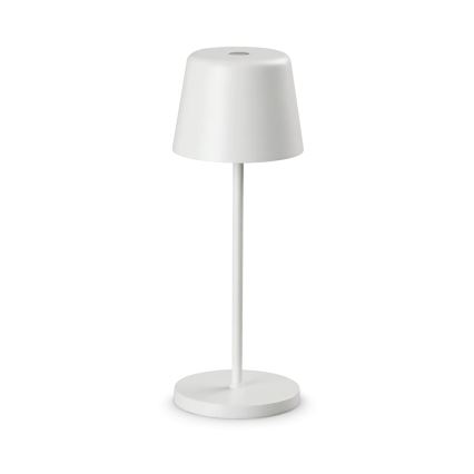 Ideal Lux - LED Dimbaar aanraken buitenshuis tafellamp CUTE LED/2,5W/3,7V USB 2200-2700K IP65 wit
