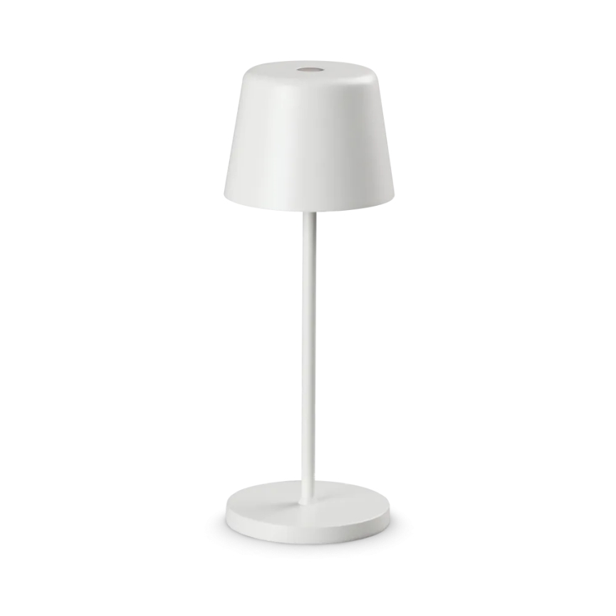 Ideal Lux - LED Dimbaar aanraken buitenshuis tafellamp CUTE LED/2,5W/3,7V USB 2200-2700K IP65 wit