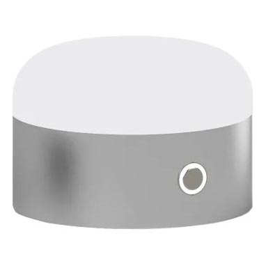 Ideal Lux - Dimbaar LED touch tafellampje MIGNON LED/5W/5V 1500 mAh diameter 10 cm CRI 90 glanzend chroom