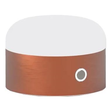 Ideal Lux - Dimbaar LED touch tafellampje MIGNON LED/5W/5V 1500 mAh diameter 10 cm CRI 90 koper