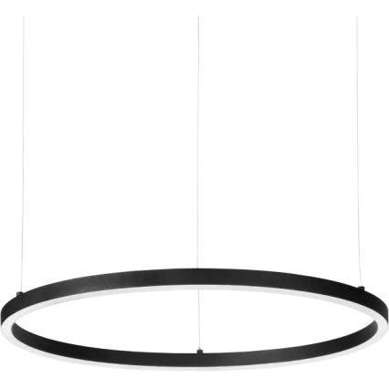 Ideal Lux - Dimbare LED hanglamp aan een koord ORACLE SLIM LED/28W/230V 4000K diameter 50 cm CRI 90 zwart