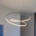 Ideal Lux - Dimbare LED-hanglamp met kabel OZ LED/48W/230V diam. 60 cm CRI 90 wit
