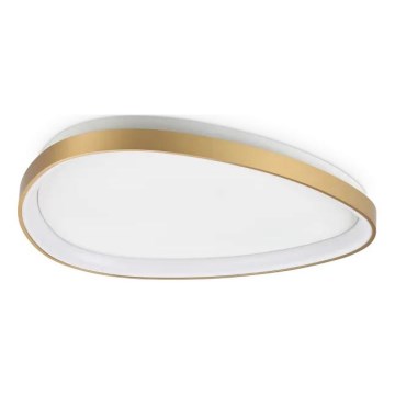 Ideal Lux - Dimbare LED plafondlamp GEMINI LED/28W/230V diameter 61 cm CRI 90 goud