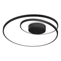 Ideal Lux - Dimbare LED plafondlamp OZ LED/48W/230V diameter 60 cm CRI 90 zwart