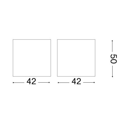 Ideal Lux - Dimbare LED Spot NITRO LED/4W/230V diameter 4,2 cm CRI 90 zwart