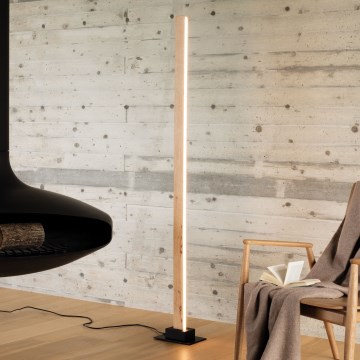 Ideal Lux - Dimbare LED Staande lamp CRAFT LED/26W/230V CRI 90 beuken