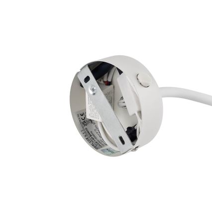 Ideal Lux - LED Flexibele leeslamp FOCUS LED/4W/230V CRI 90 wit
