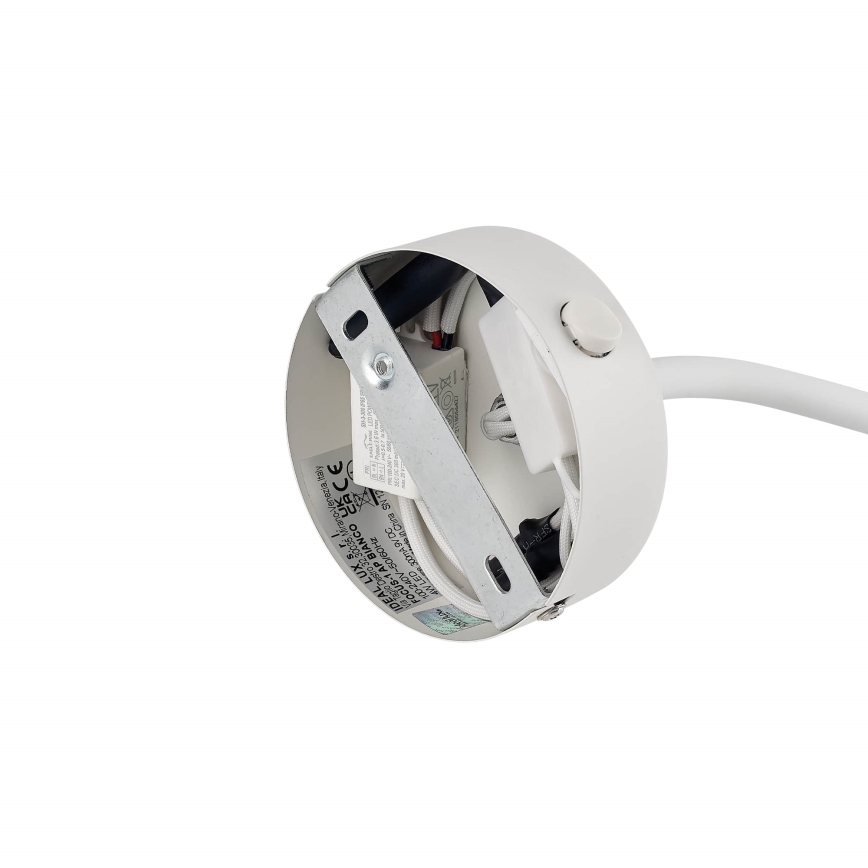 Ideal Lux - LED Flexibele leeslamp FOCUS LED/4W/230V CRI 90 wit